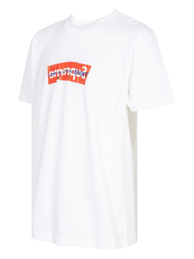 Supreme x Comme Des Garçons logo-print T-shirt outlook