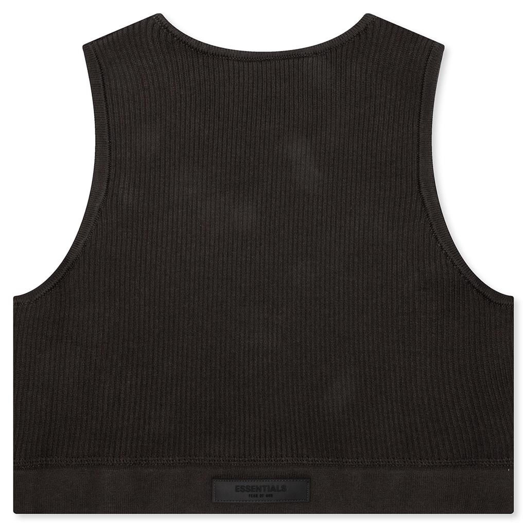 WOMEN'S SPORT TANK - OFF BLACK - 2
