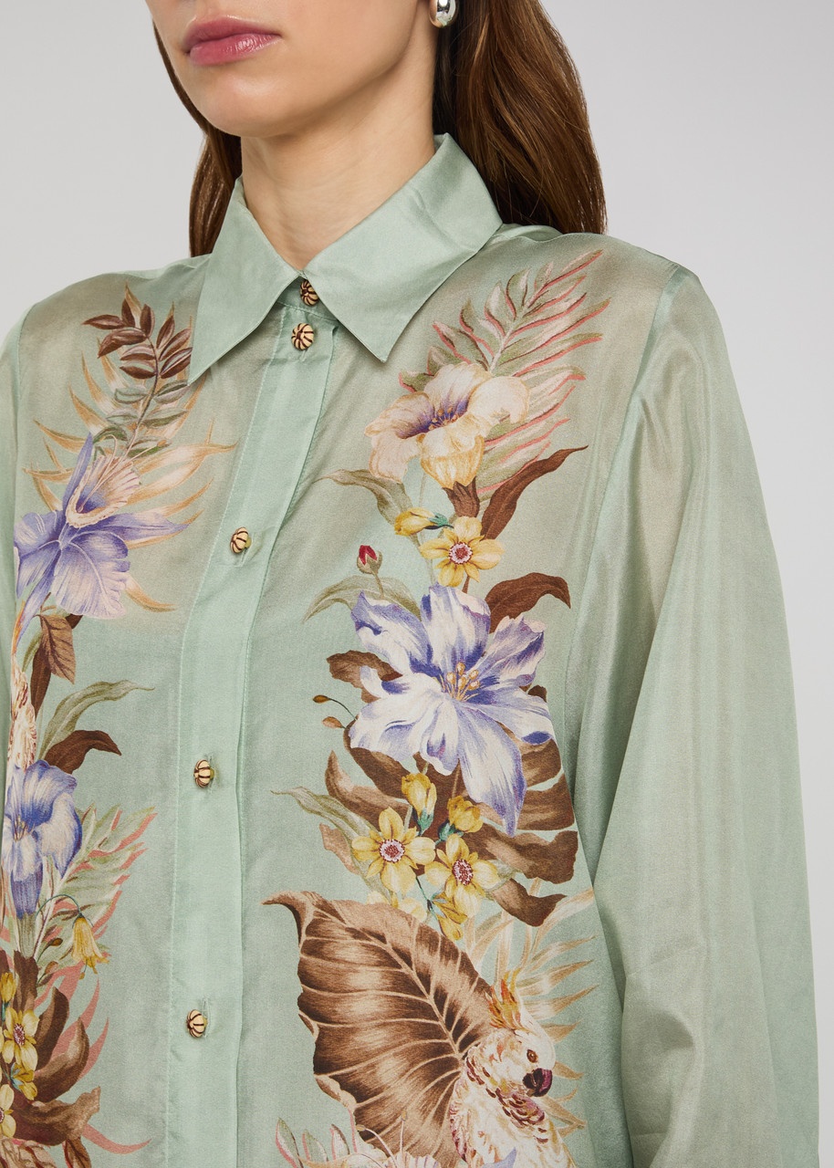 Zimmermann Coco Floral-printed Silk Shirt - 5