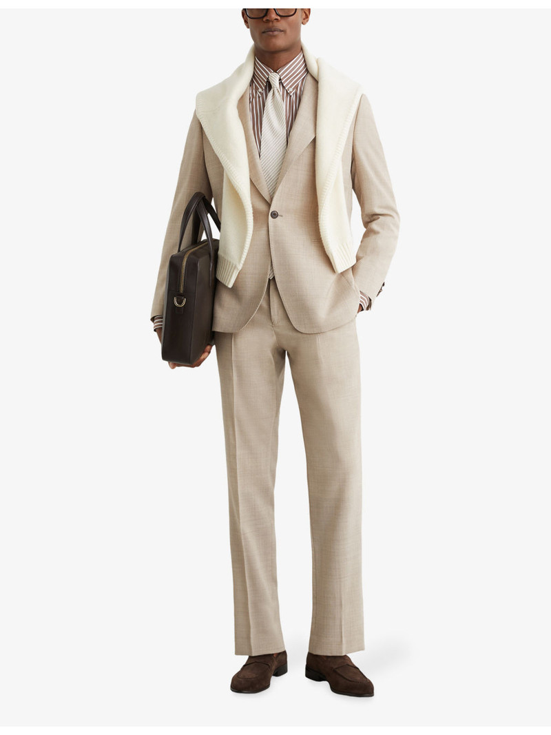 REISS Fibre Peak-Lapel Wool Blazer outlook