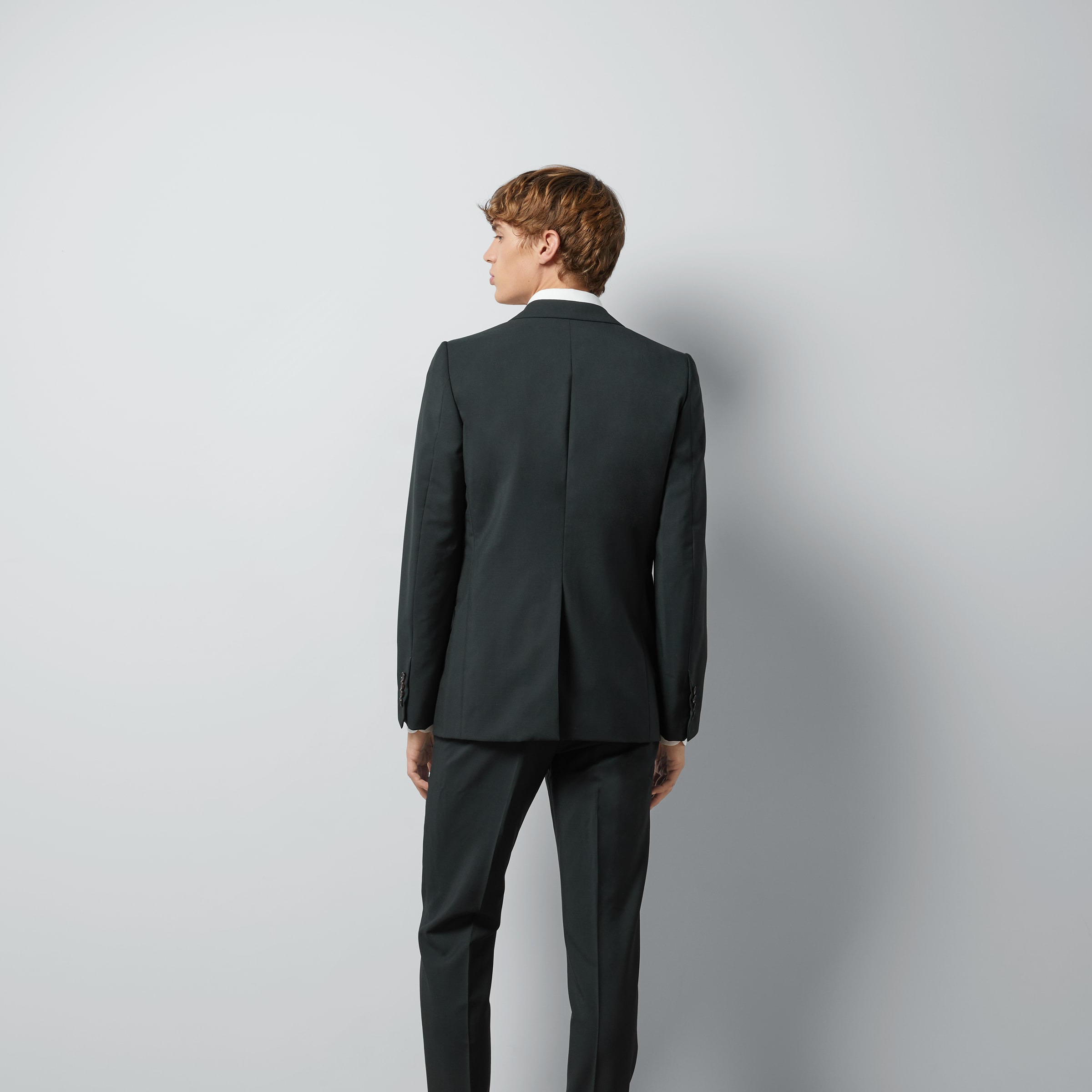 Slim fit wool mohair suit - 7