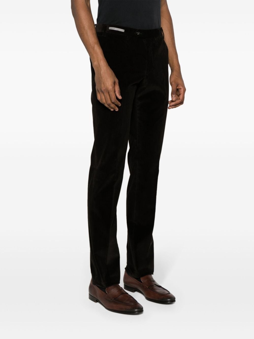 corduroy straight-leg trousers - 3