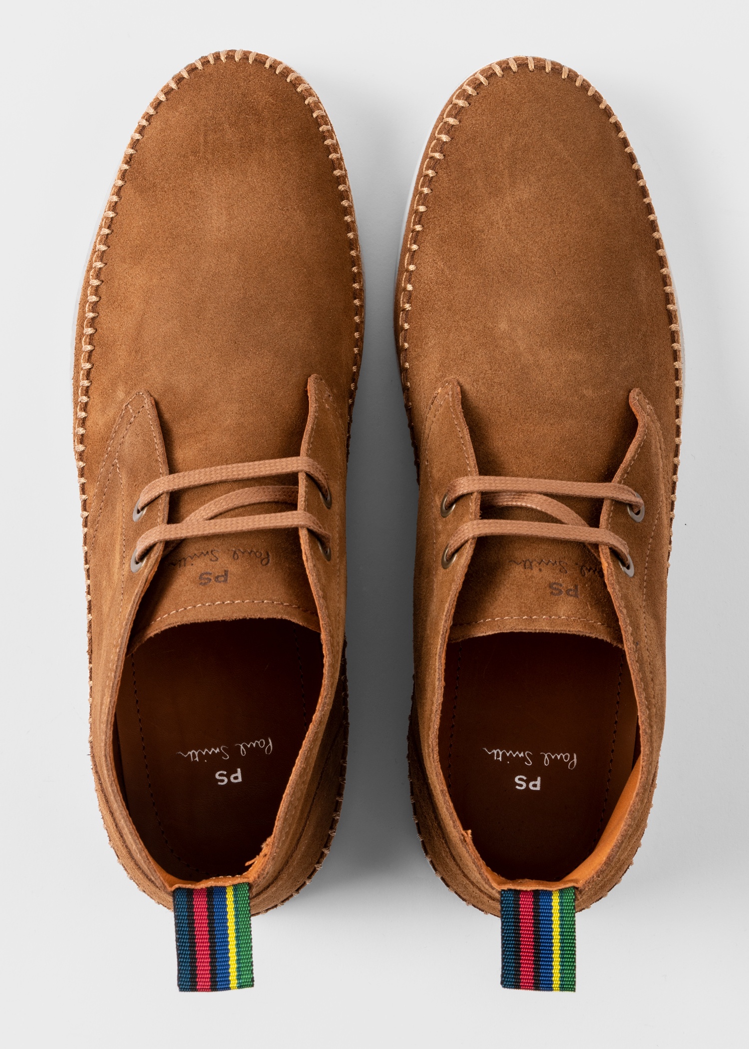 Tan Suede Leather 'Neon' Boots - 3