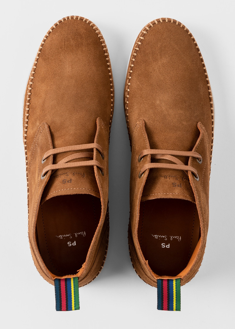 Tan Suede Leather 'Neon' Boots 3