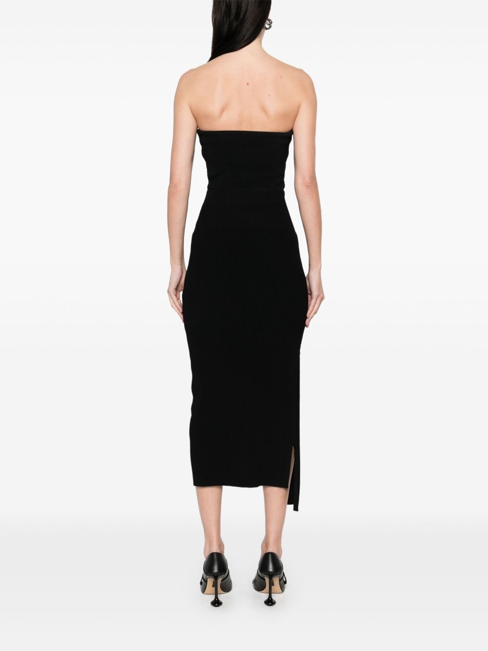 ribbed midi skirt - 4