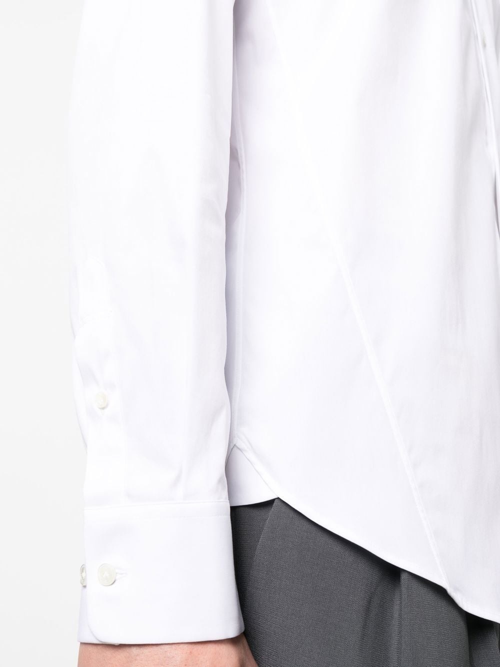LONG-SLEEVE SLIM-CUT SHIRT - 3