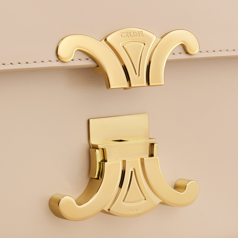 CHAIN SHOULDER BAG CLAUDE in shiny calfskin 5