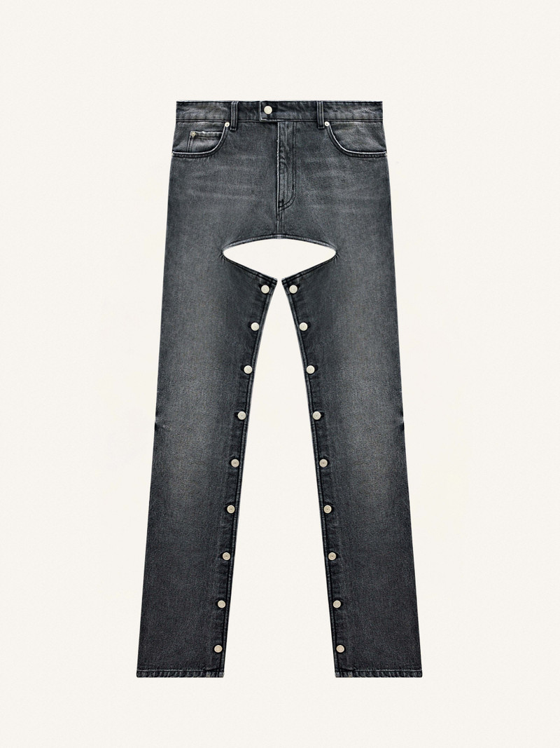 DENIM CHAPS PANTS 1