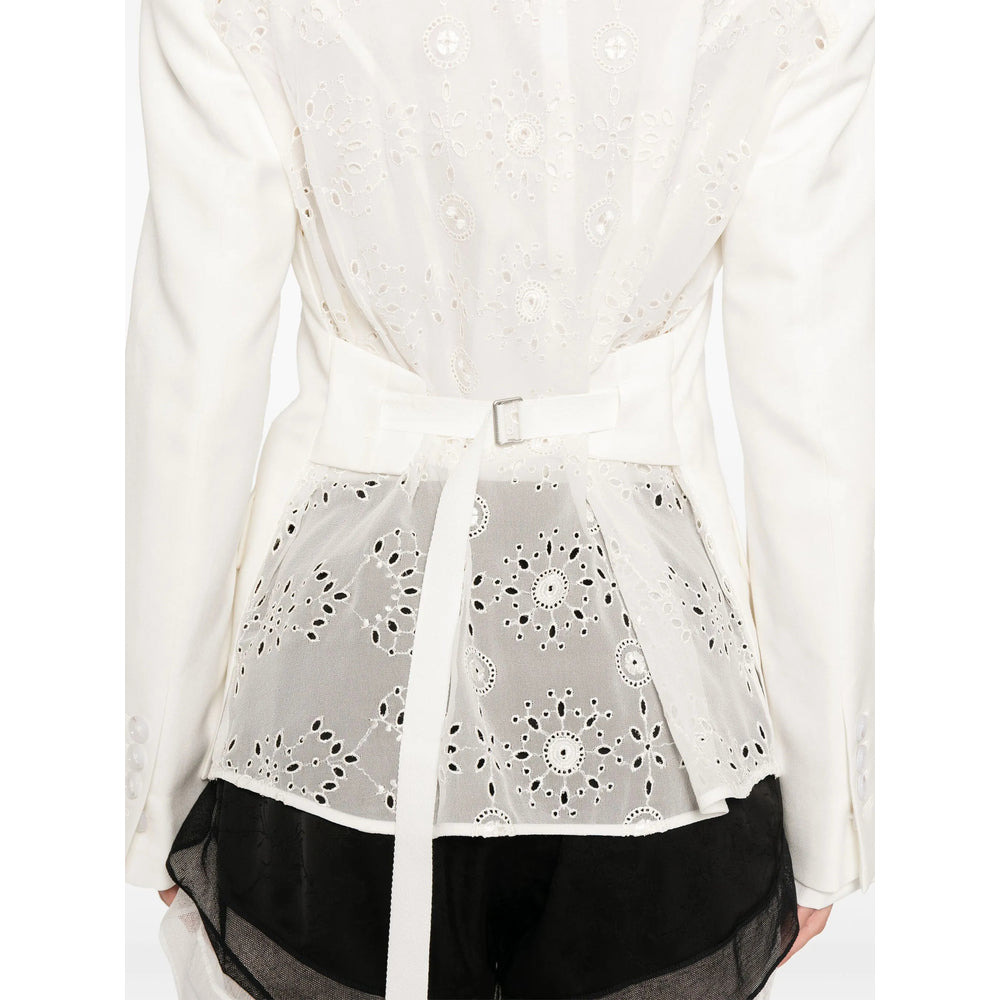 Ann Demeulemeester White Jackets - Blazers Women - 2