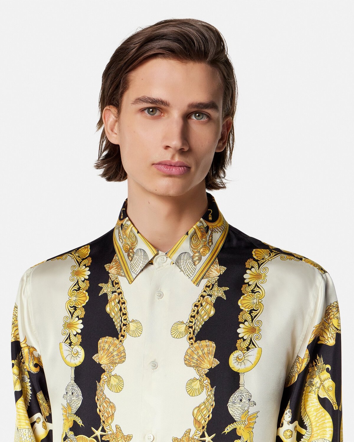 Coral Theatre Silk Shirt - 3