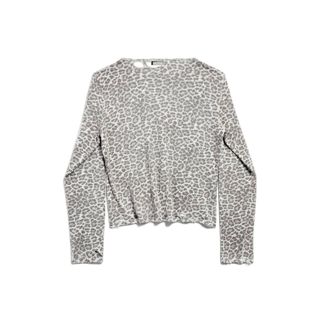 Leopard Sweater in Brown - 7