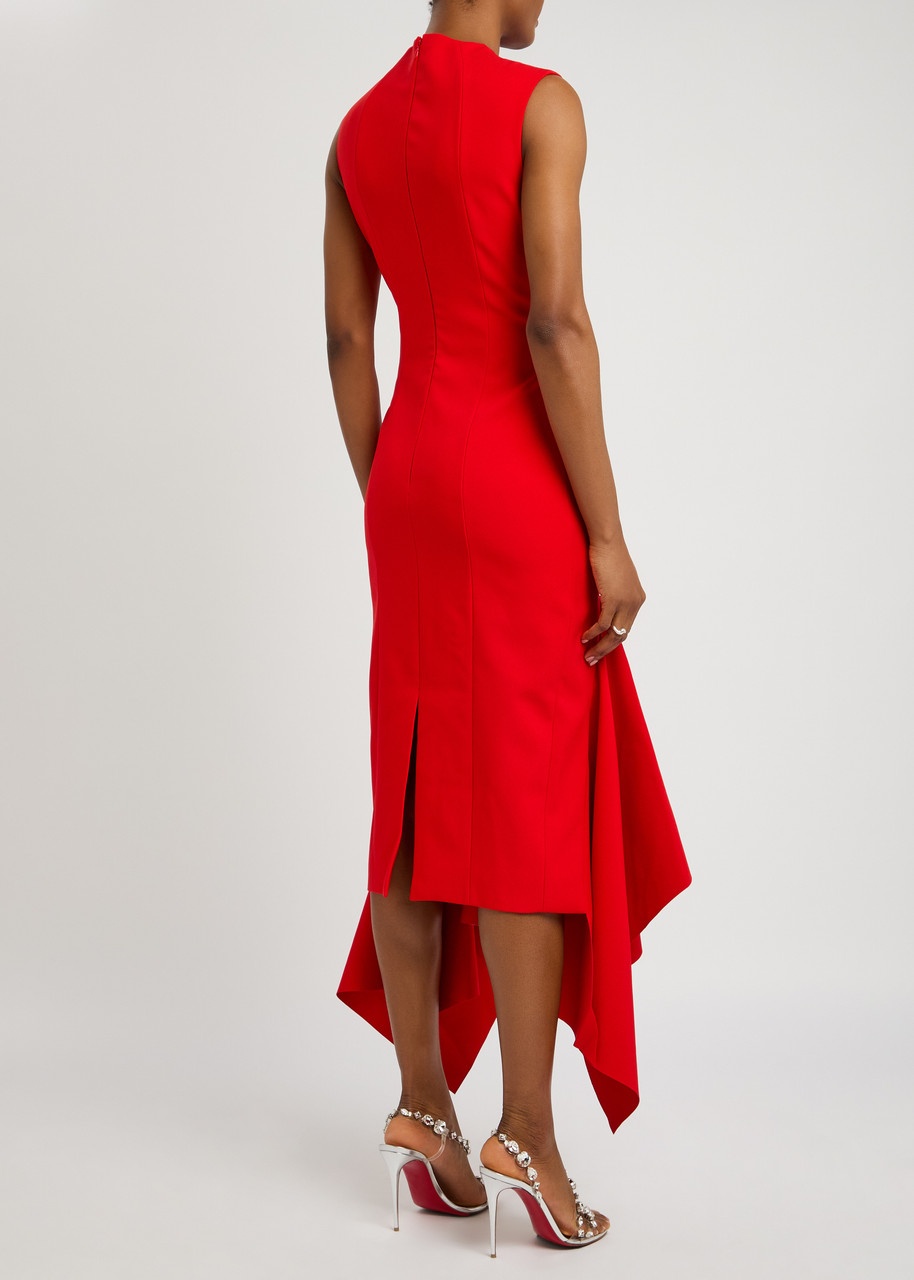 Solace London Trinity Crepe Midi Dress - 3
