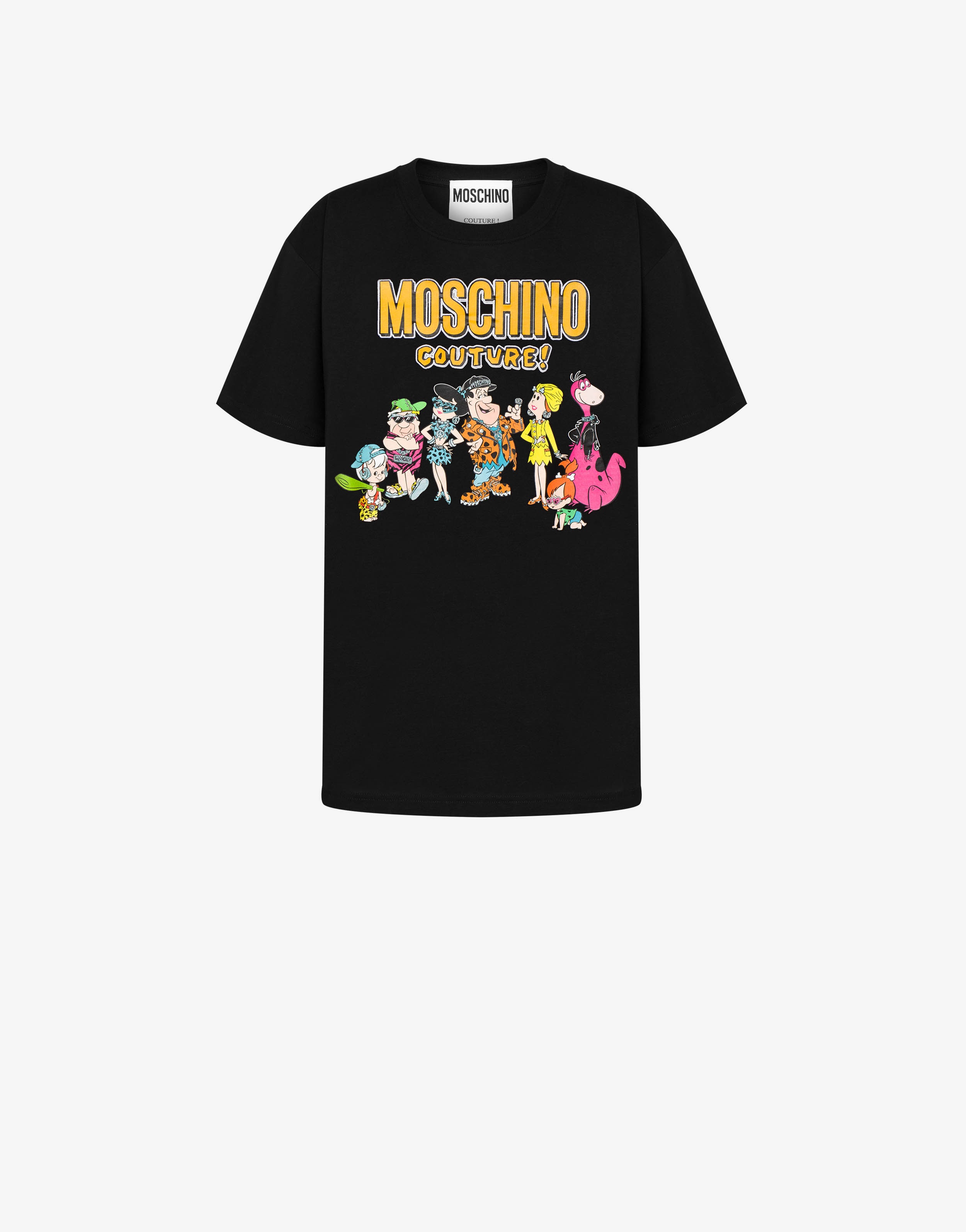 Moschino フリントストン クラフィック フリント Tシャツ Moschino MOSCHINO X THE FLINTSTONES™ T-SHIRT | REVERSIBLE