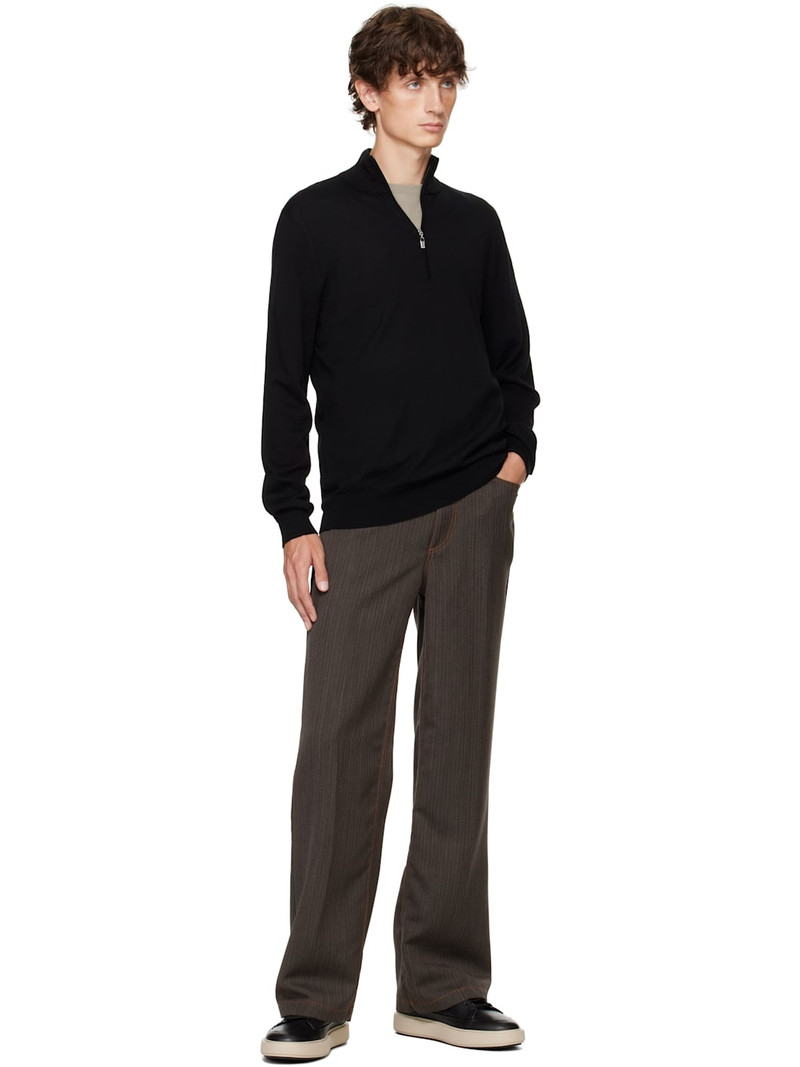 TIGER OF SWEDEN Black Erroll Sweater outlook