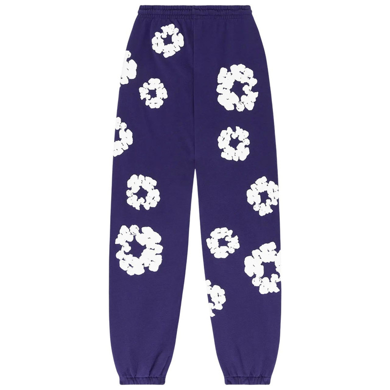 DENIM TEARS Denim Tears Cotton Wreath Sweatpants 'Purple White' 401-200-30 outlook