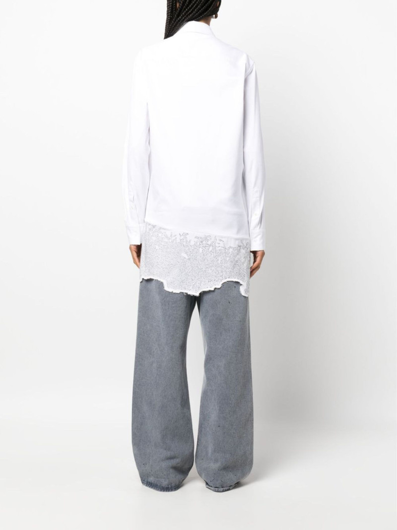crystal-embellished cotton shirtdress 4