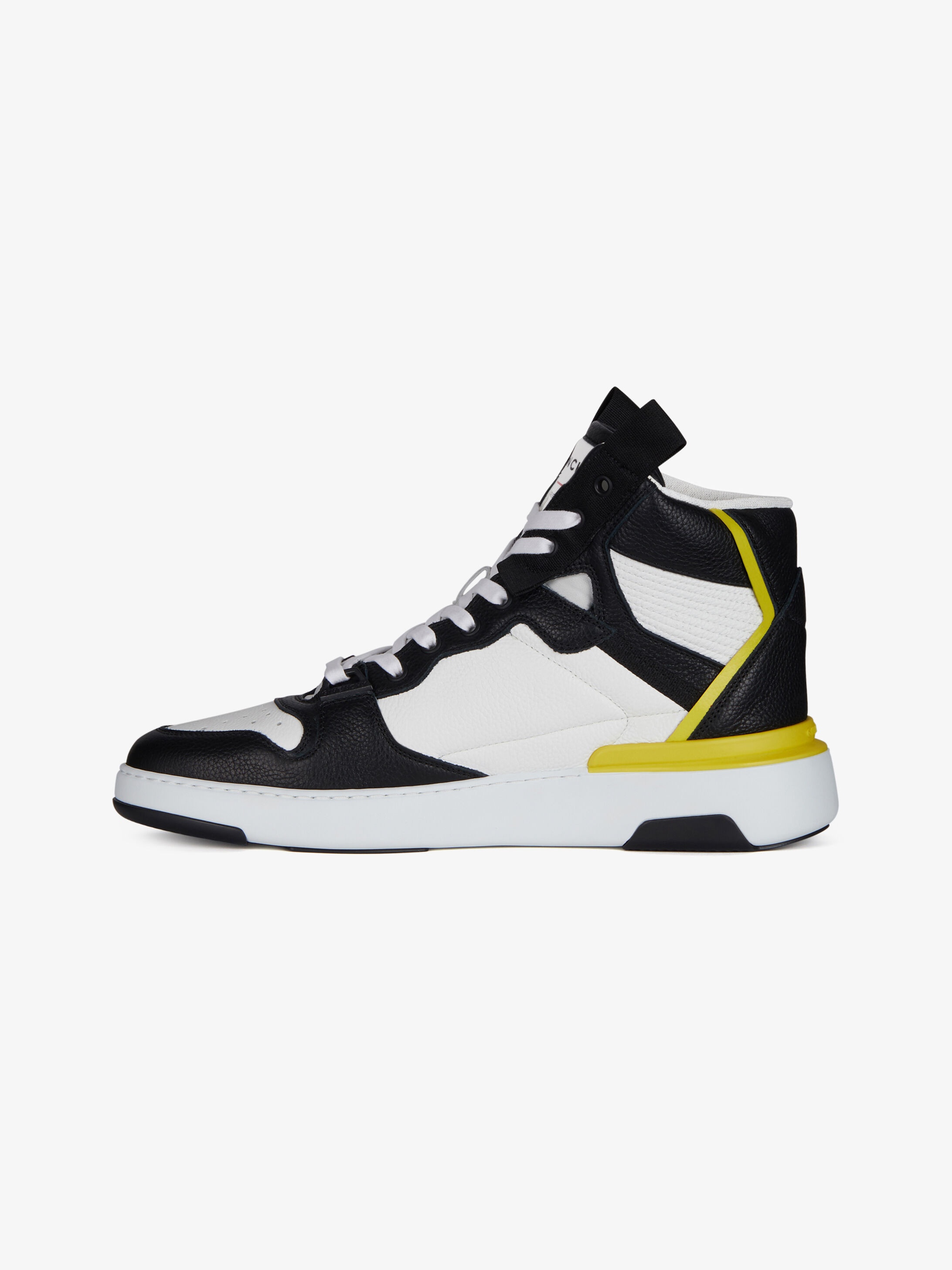 Wing mid three tone sneakers in leather - 5