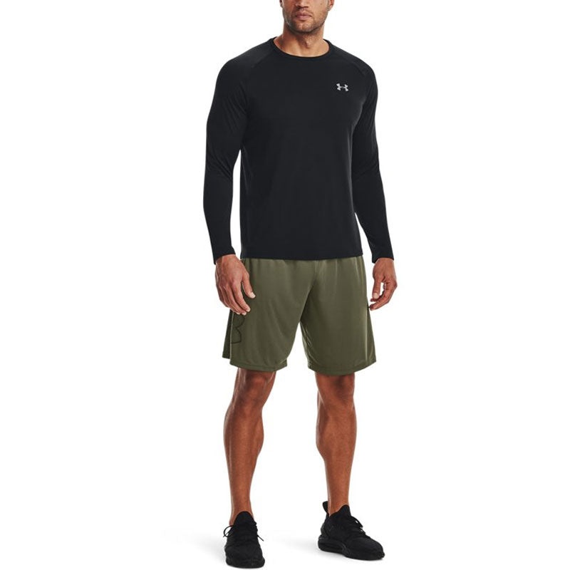 Under Armour Tech Graphic Shorts 'Marine OD Green' 1306443-390 - 5