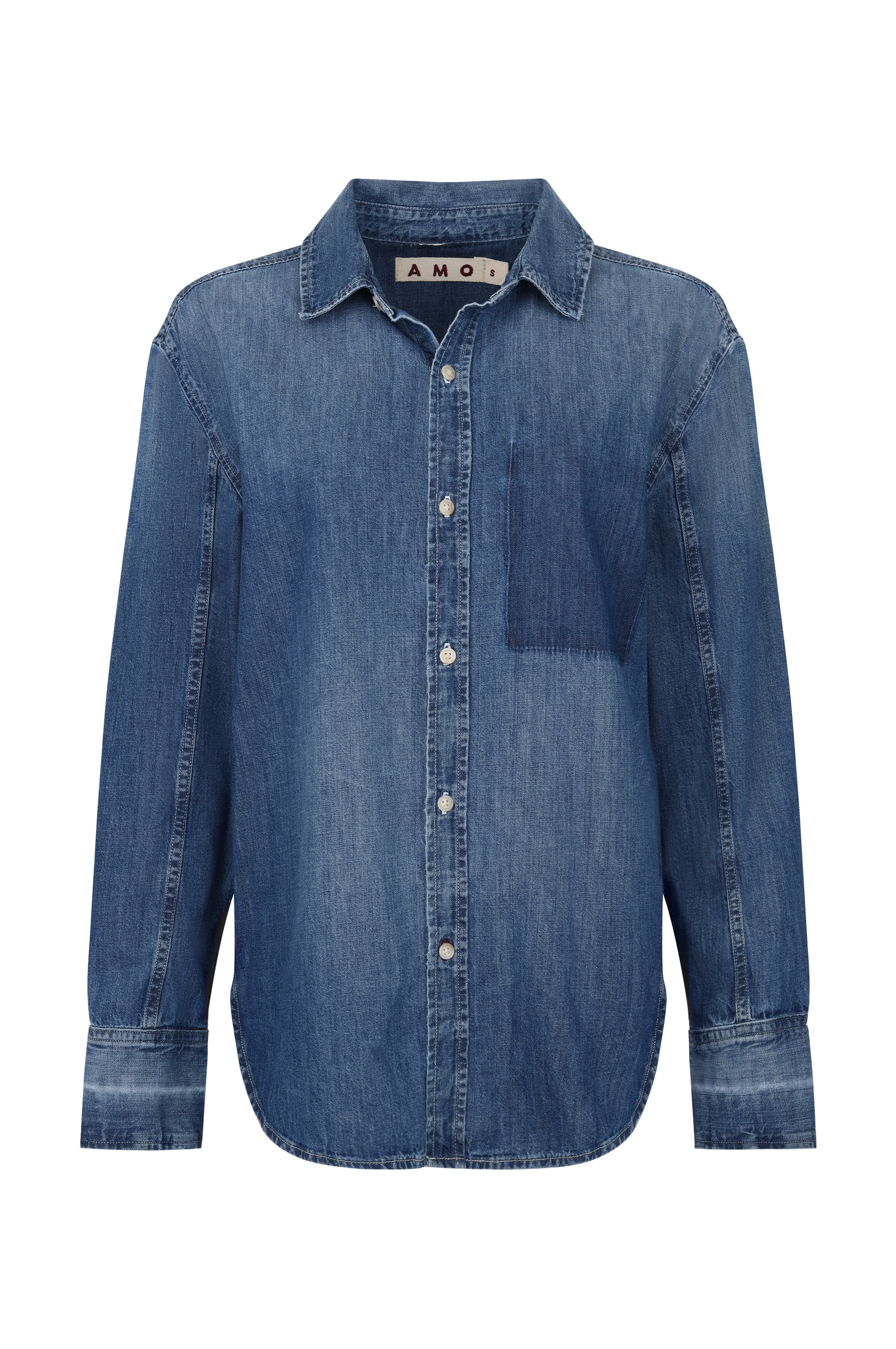 Denim Ruth Oversized Shirt - 1