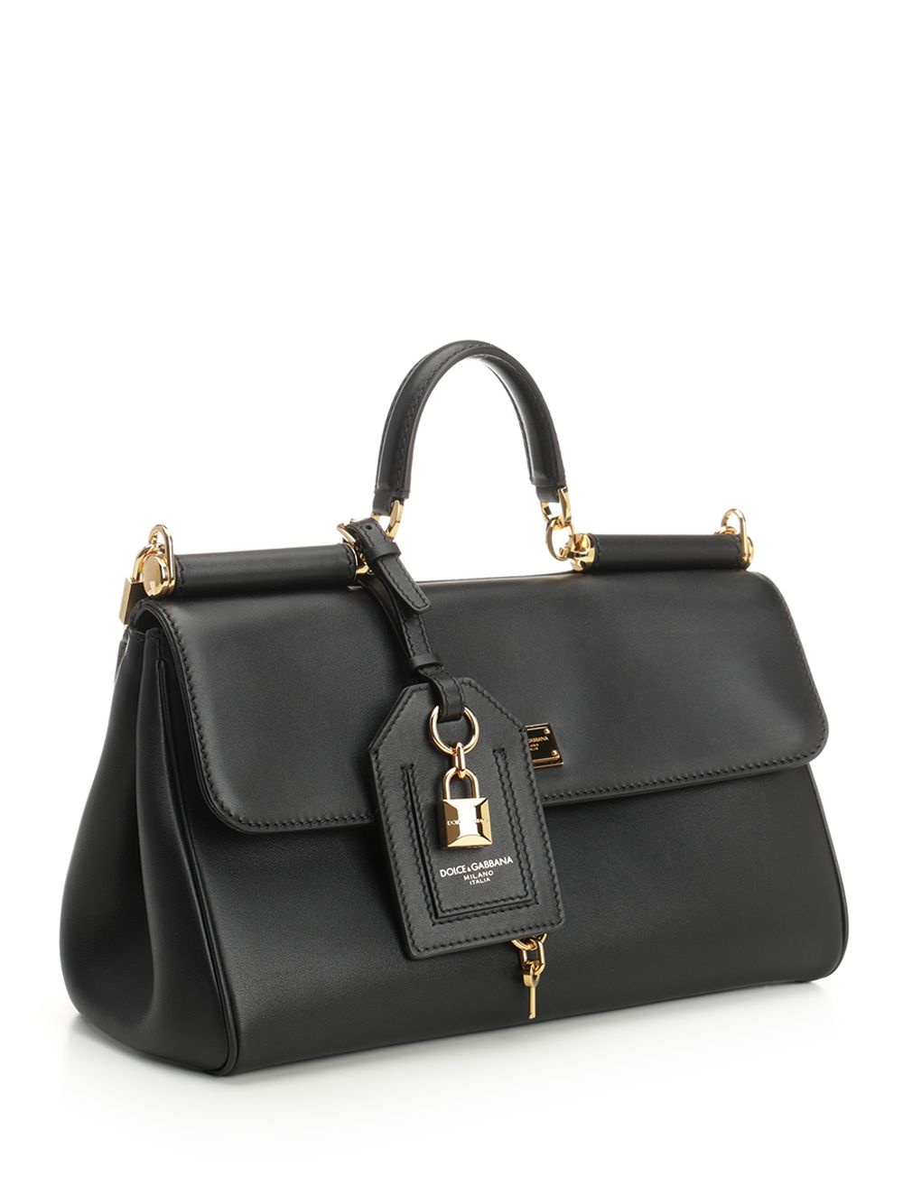 Medium Sicily Handbag Handbags Black - 2