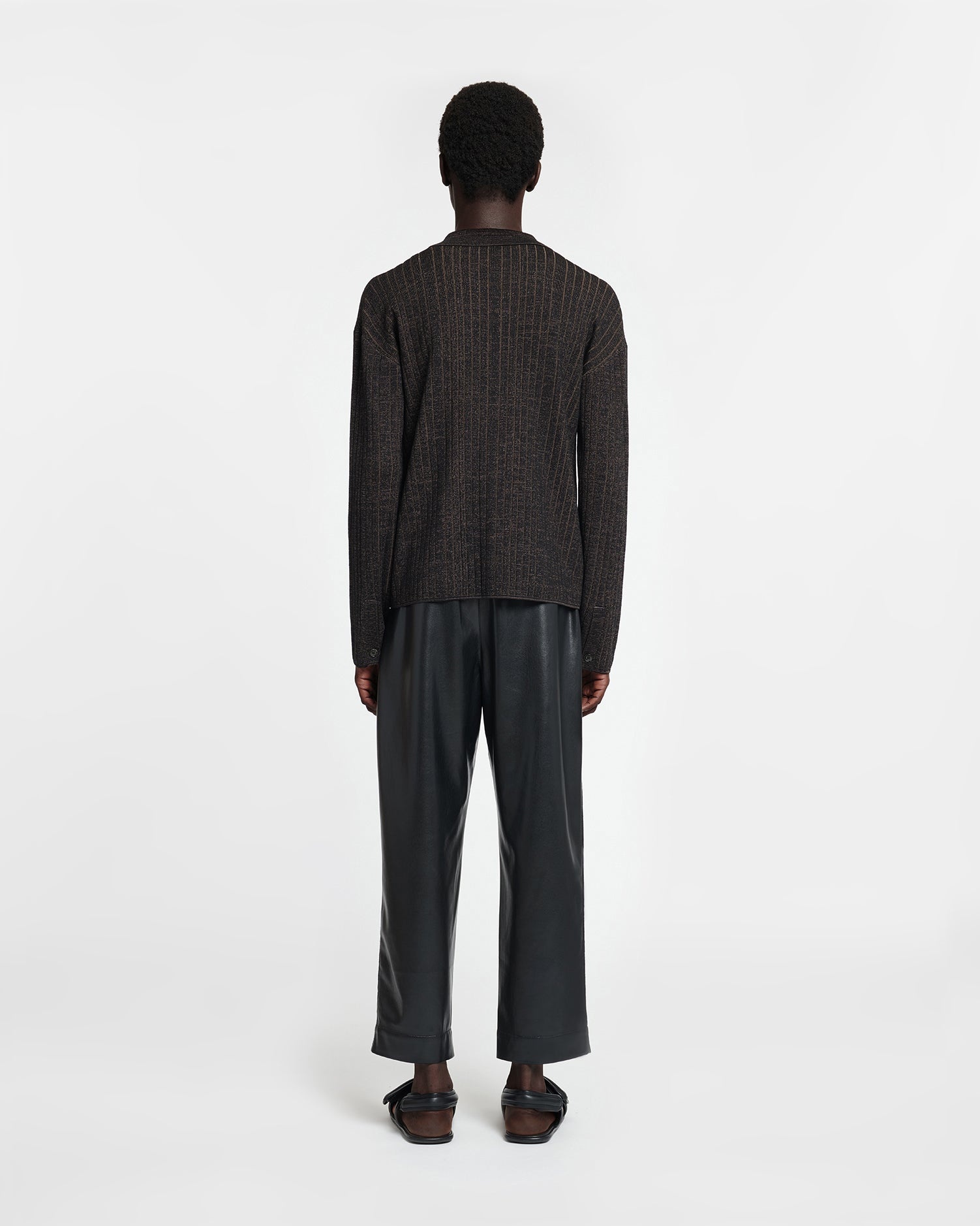 Ribbed Merino Blend Shirt - 4