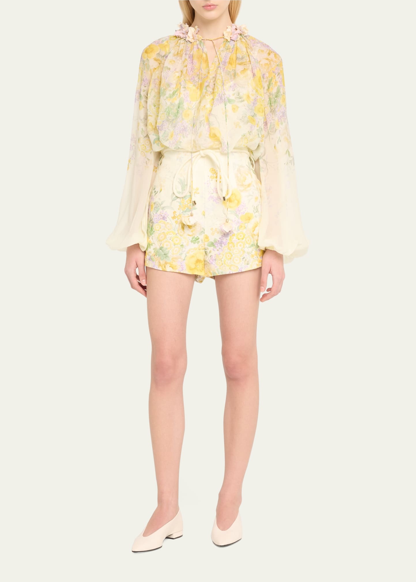 Harmony Floral Billow Blouse - 2