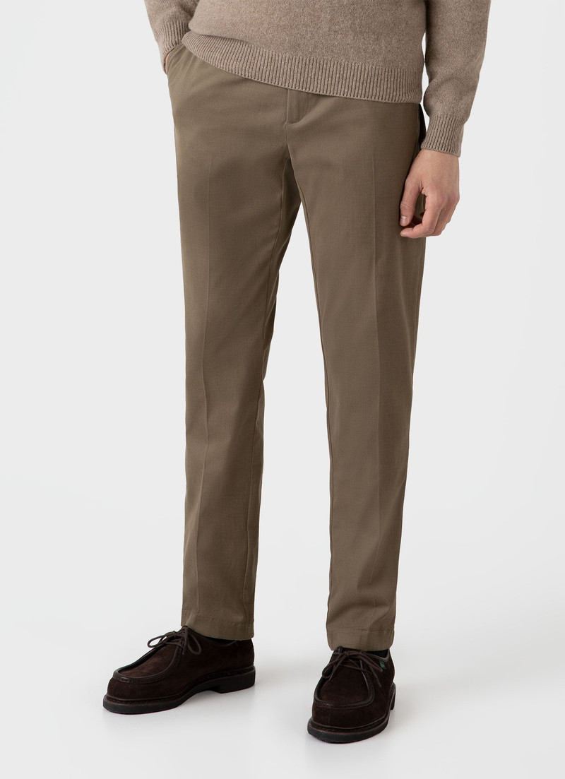 Sunspel Brushed Cotton Wool Trouser outlook