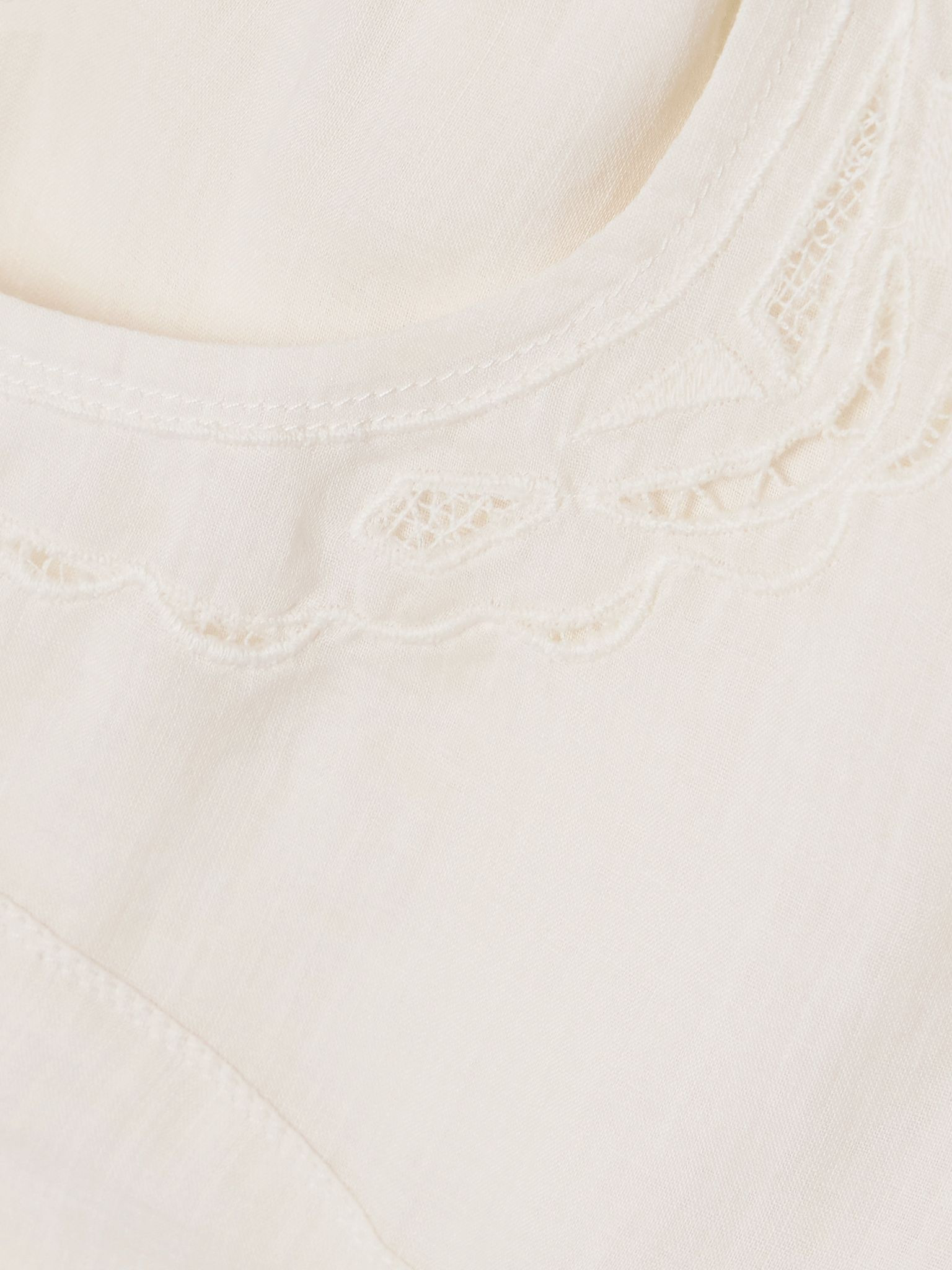 Lola embroidered ramie shorts Beige - 4