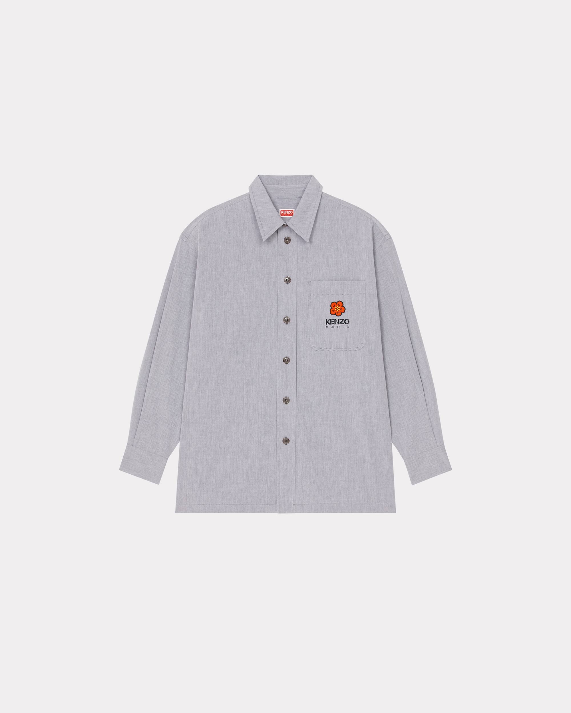 'BOKE FLOWER' Crest oversized shirt - 1