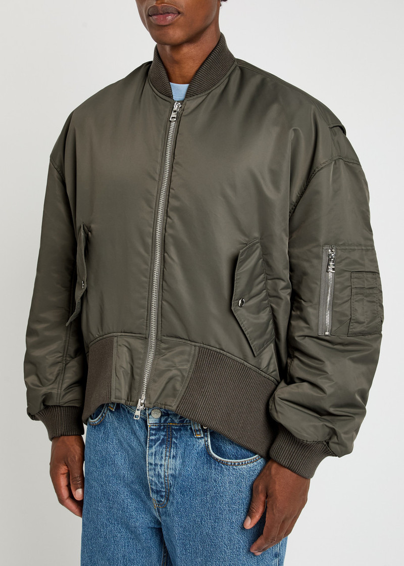 JW Anderson JW Anderson Oversized Curved Hem Bomber Jacket outlook
