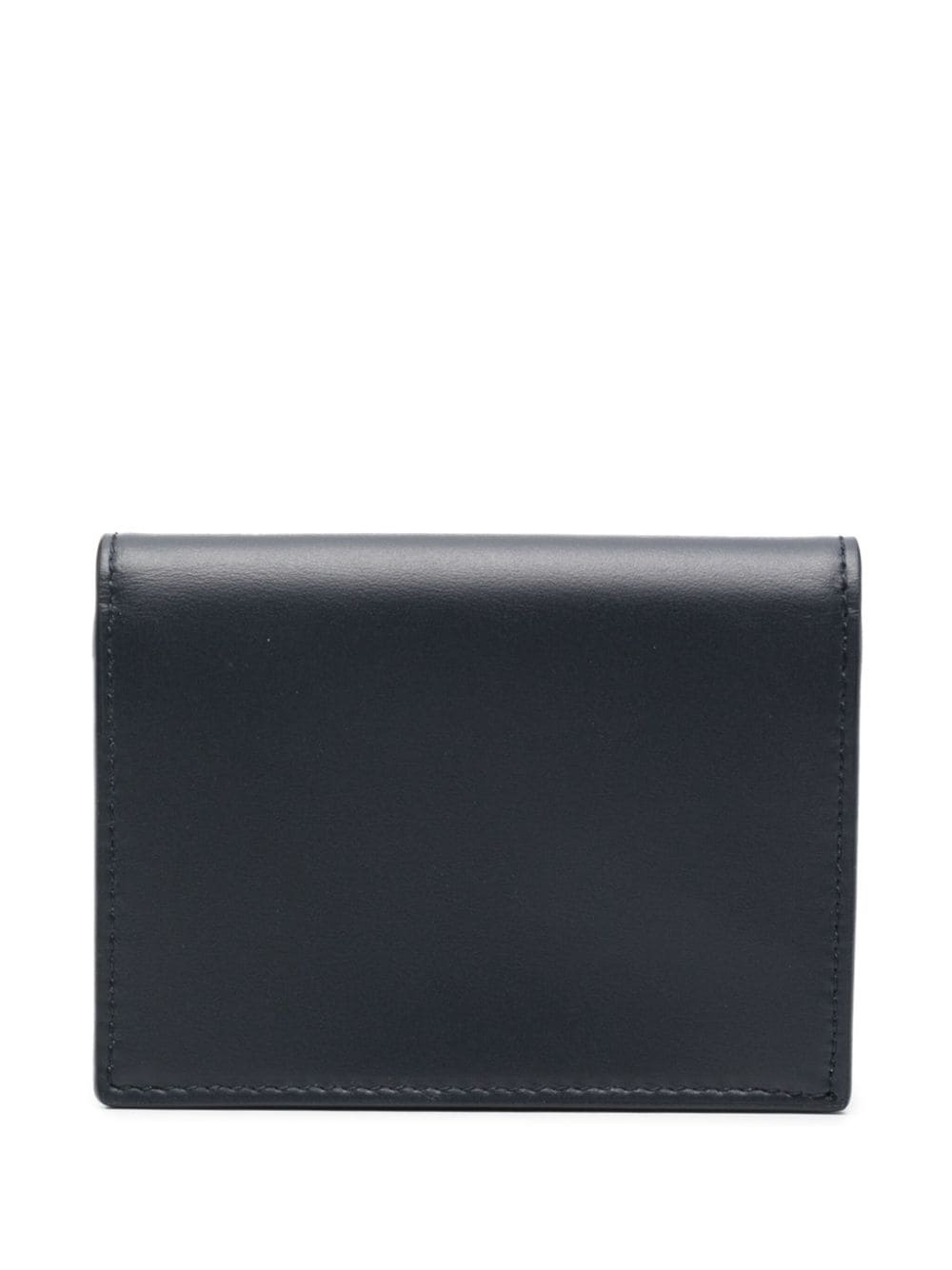 logo-print leather wallet - 2