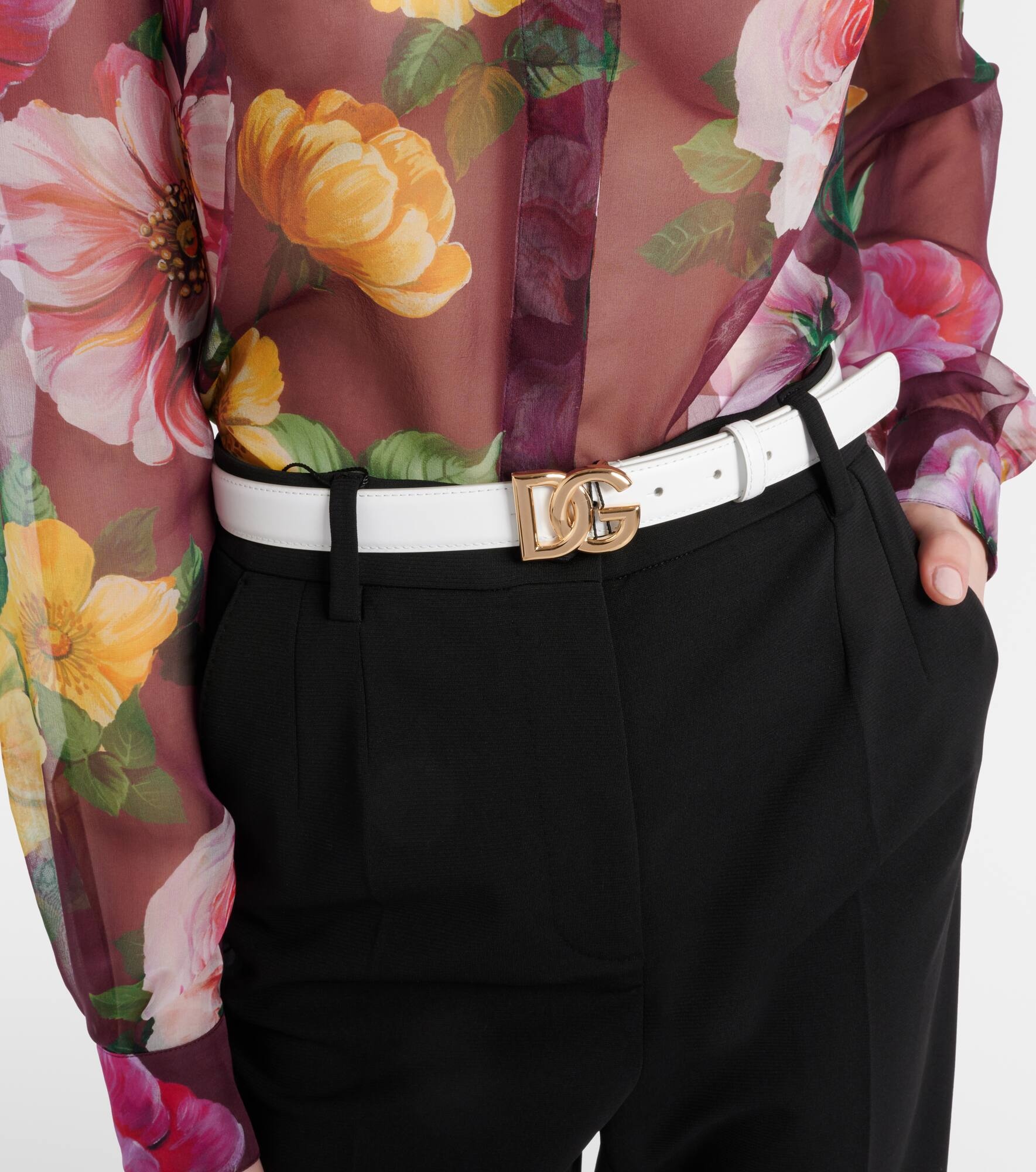 DG leather belt - 2