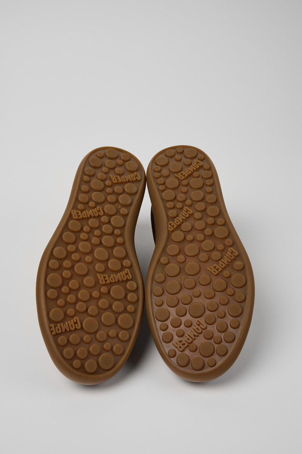 Brown Leather Sneakers for Men. - 5