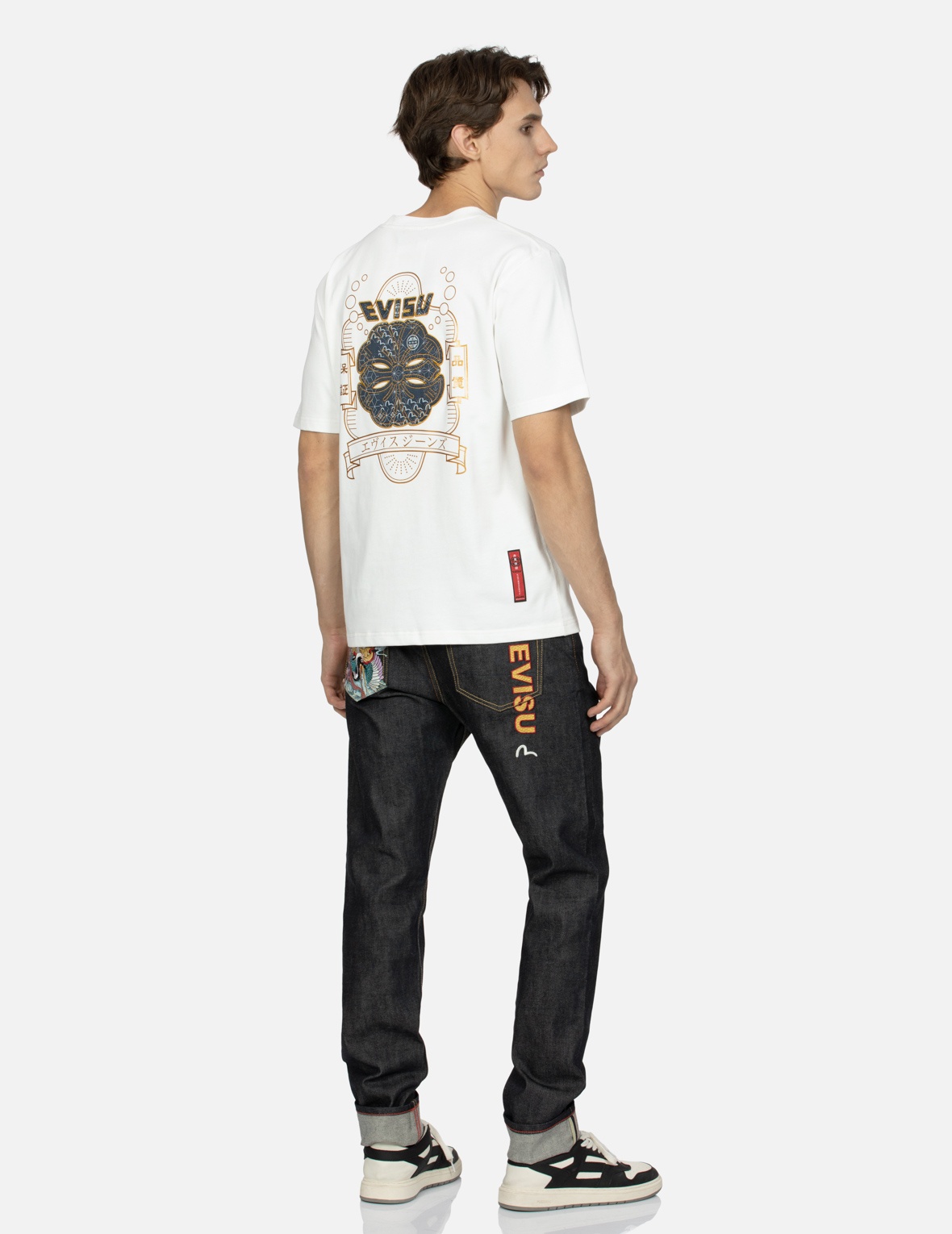 FUKUROKUJU EMBROIDERY  CARROT FIT JEANS #2017 - 3