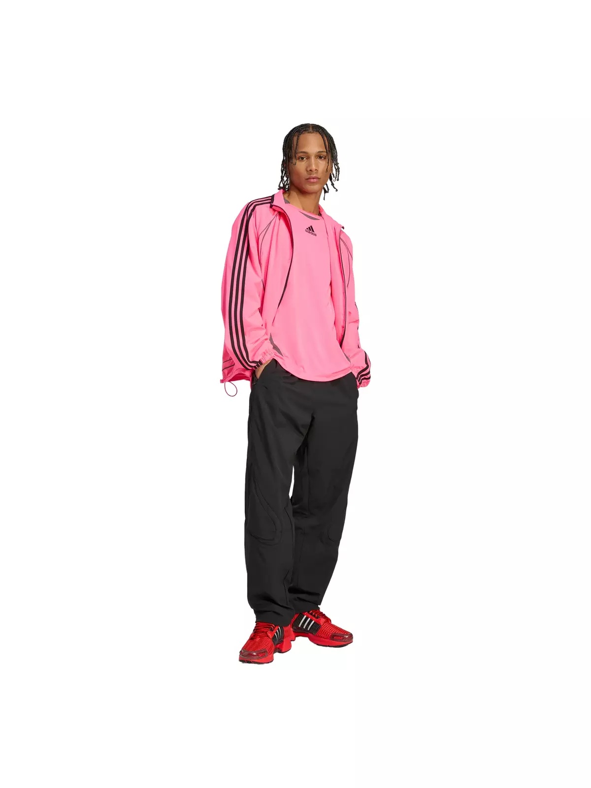 Men's Teamgeist Adicolor Track Top -Pink - 5