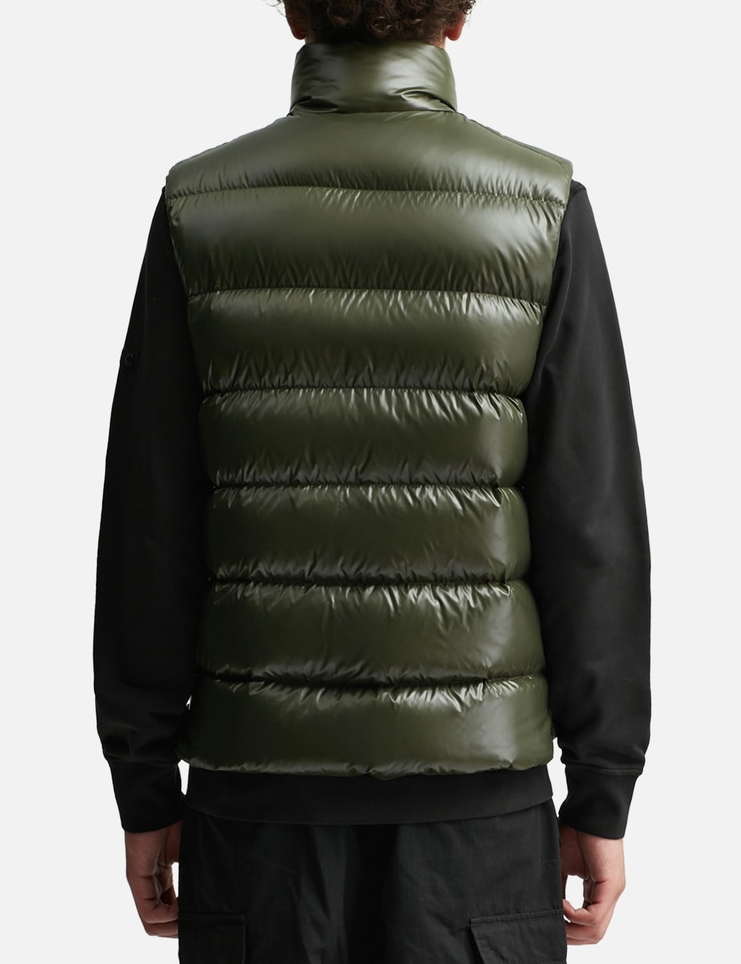 OLIVE GREEN TIBB DOWN GILET - 4