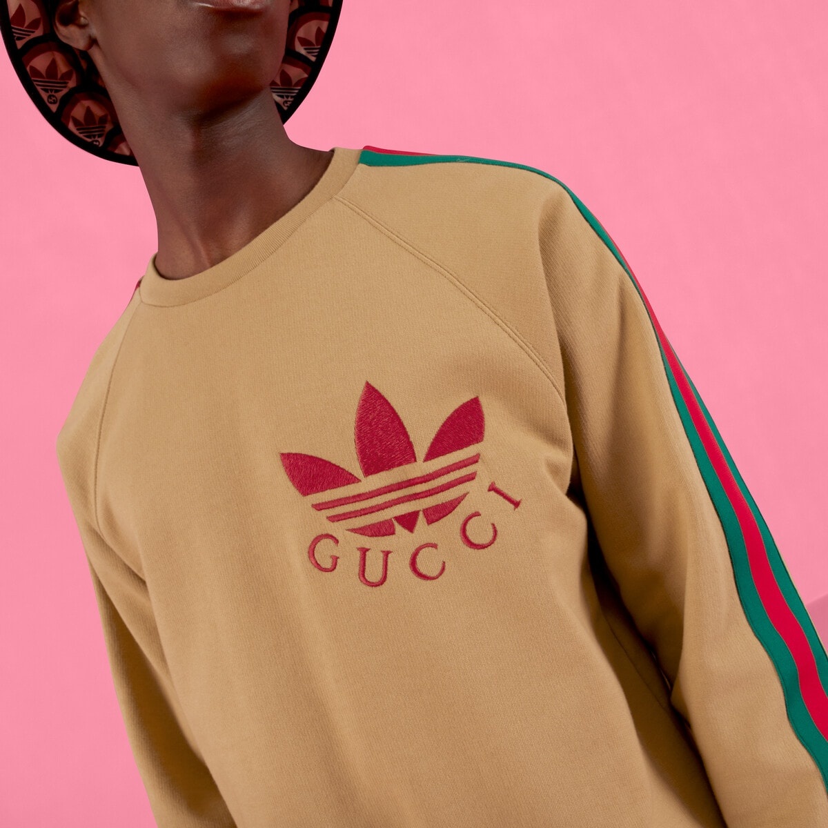 adidas x Gucci cotton jersey sweatshirt - 4