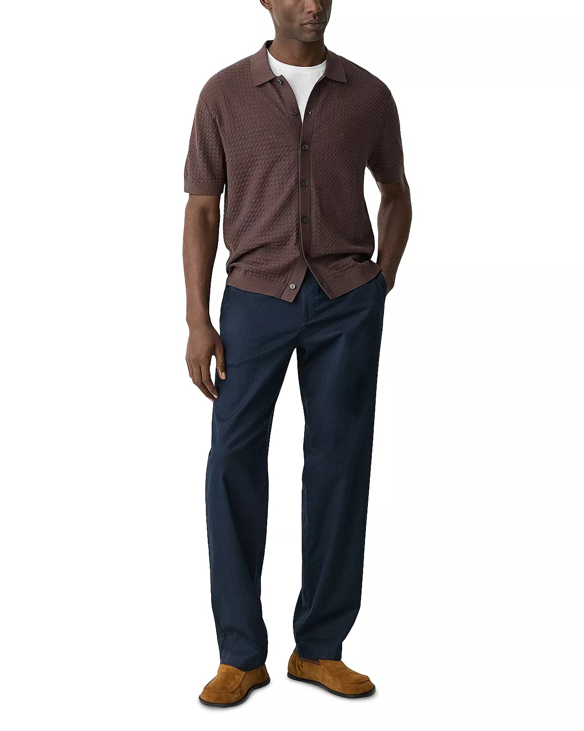 Cairn Short-Sleeve Sweater in Cotton - 2