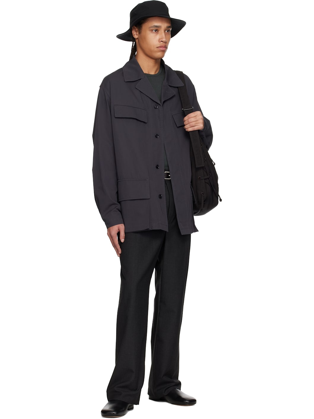 Gray Four Pockets Jacket - 5