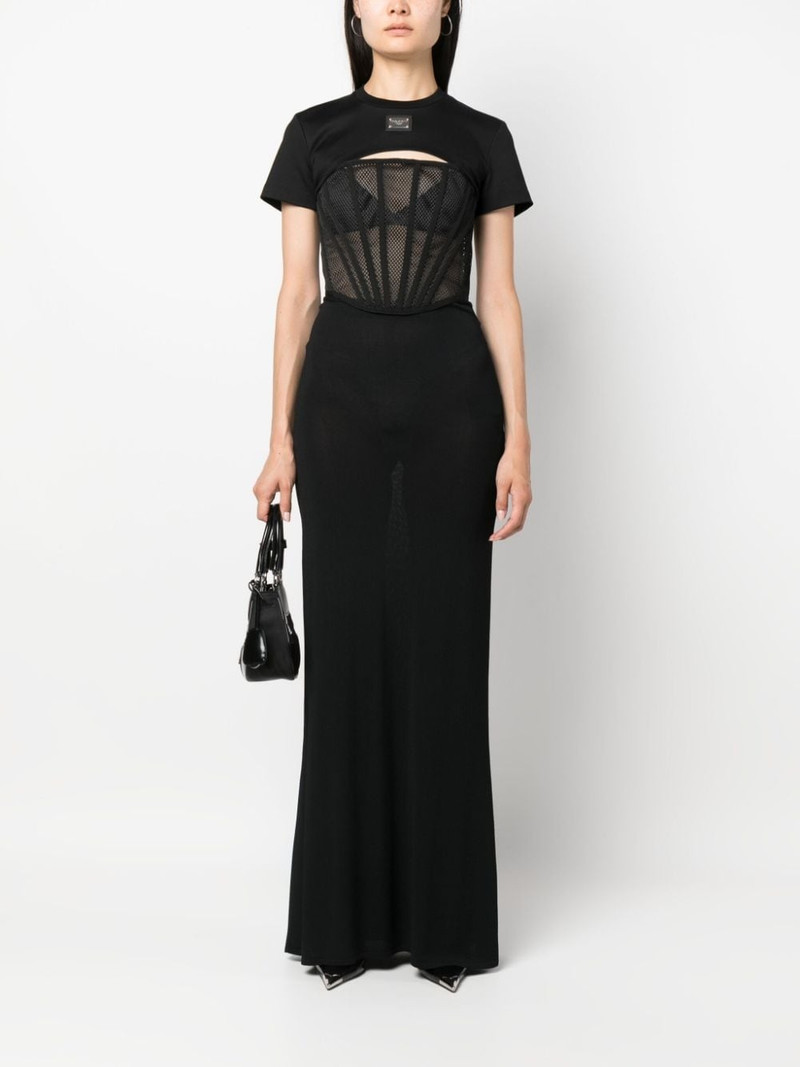 Dolce & Gabbana logo-plaque cropped top outlook