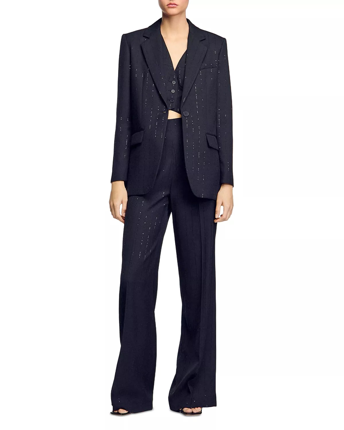 Sequin Suit Jacket - 2