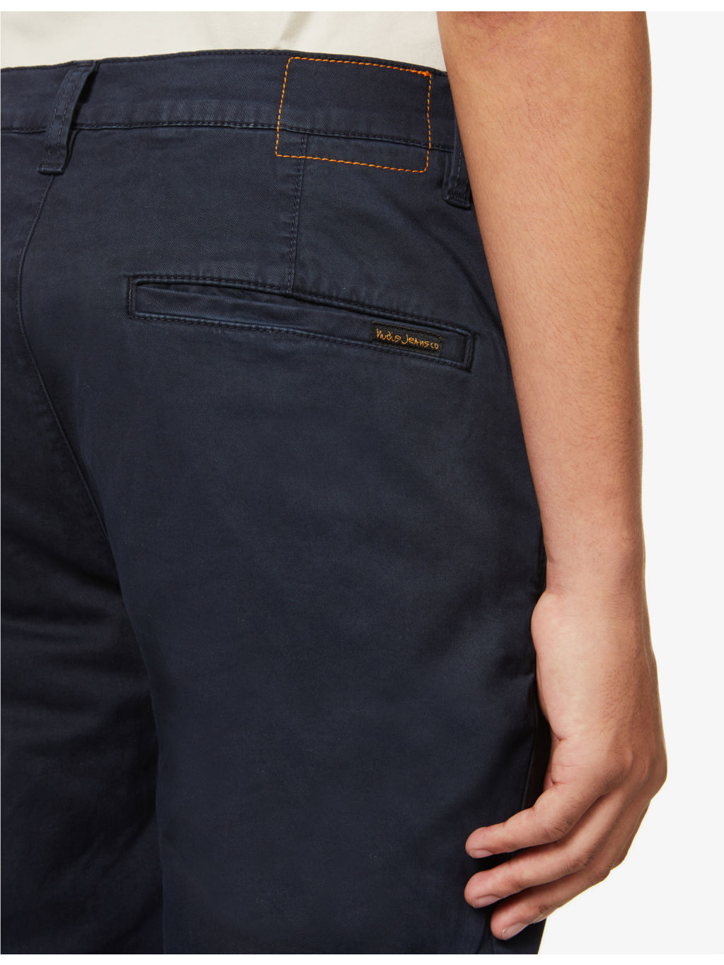 Easy Alvin regular-fit organic stretch-cotton trousers - 5
