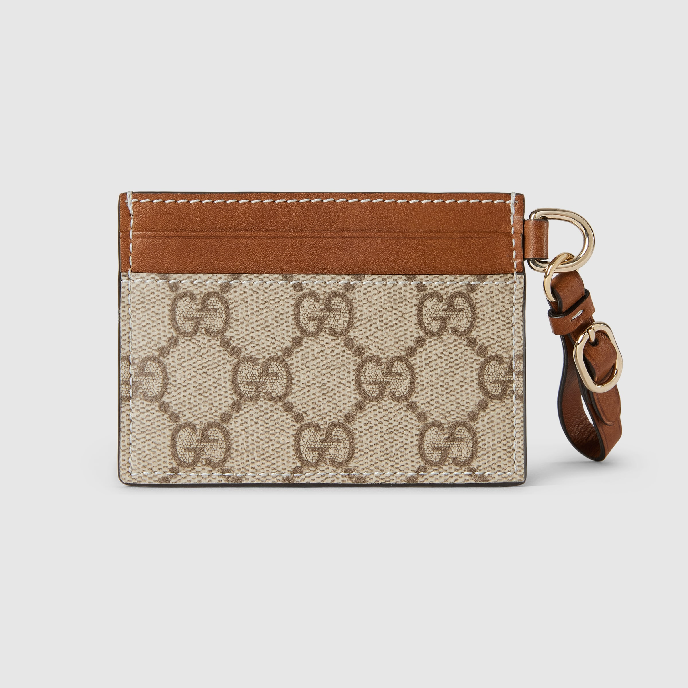 GG Emblem card case with strap - 4