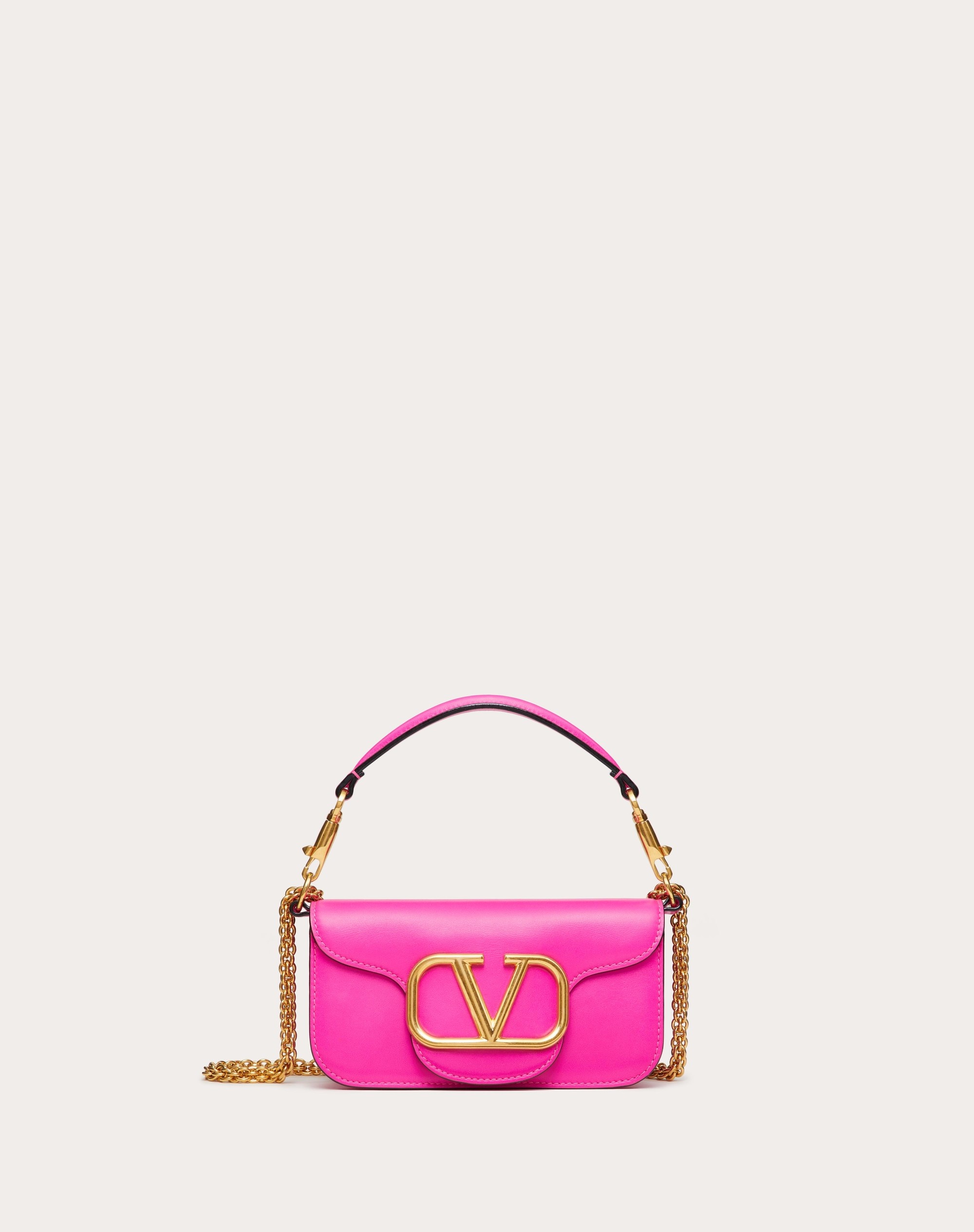 VALENTINO GARAVANI LOCÒ SMALL SHOULDER BAG IN CALFSKIN - 1