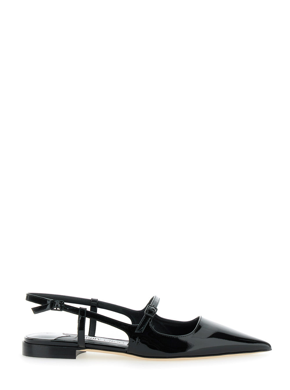 Jimmy Choo Women 'Didi Flat' Black Ballerinas With Shiny Finish In Leather Woman - 1