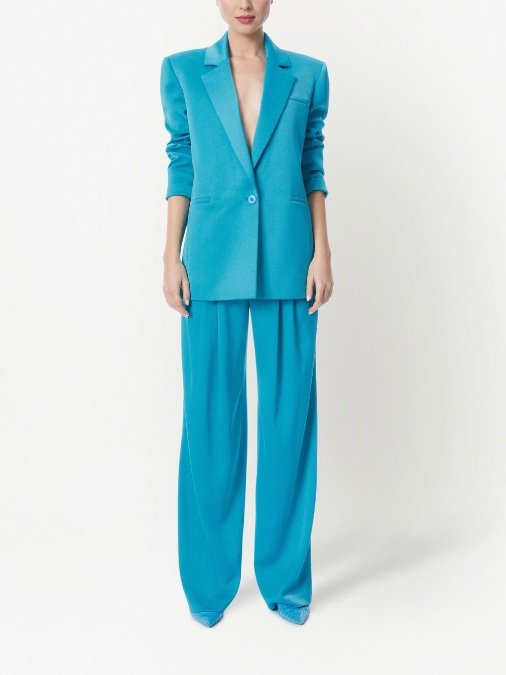 single-breasted tailored blazer - 3