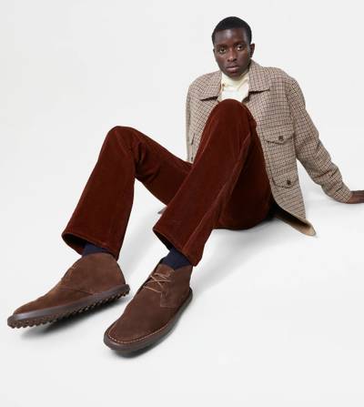 Tod's DESERT BOOTS IN SUEDE - BROWN outlook