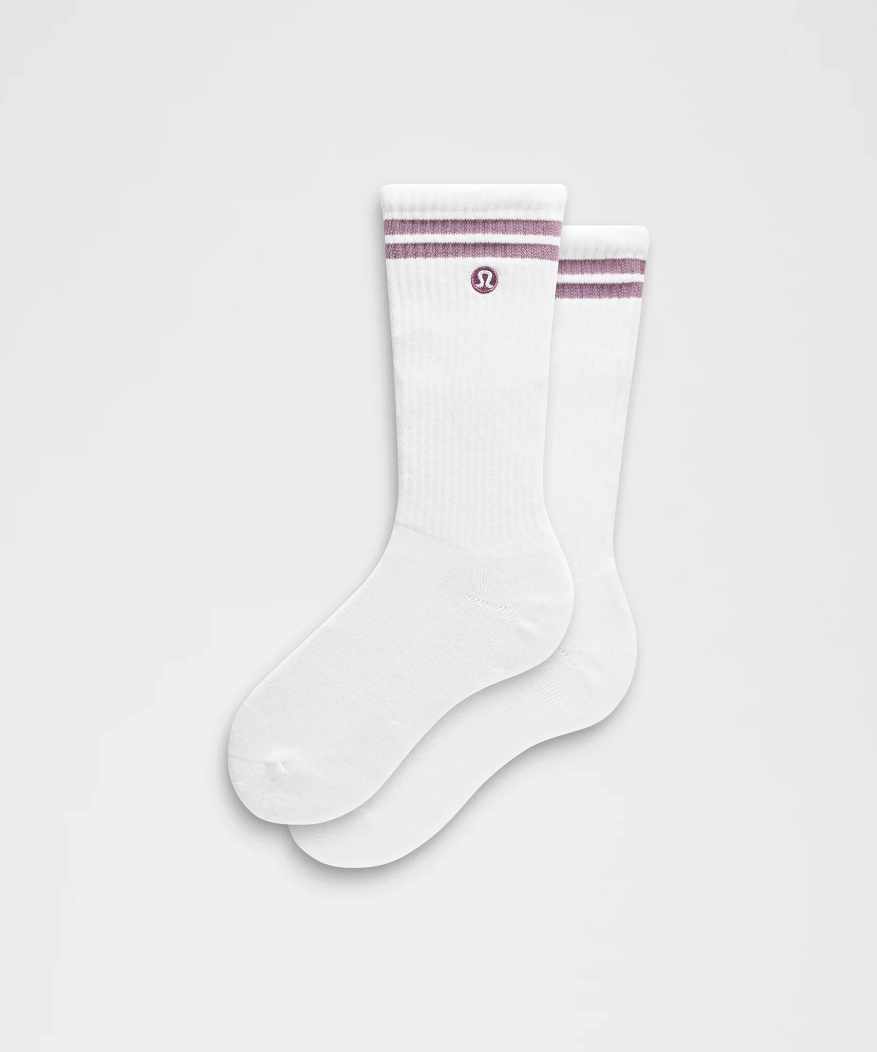 Unisex Daily Essential Crew Socks *Stripe - 1