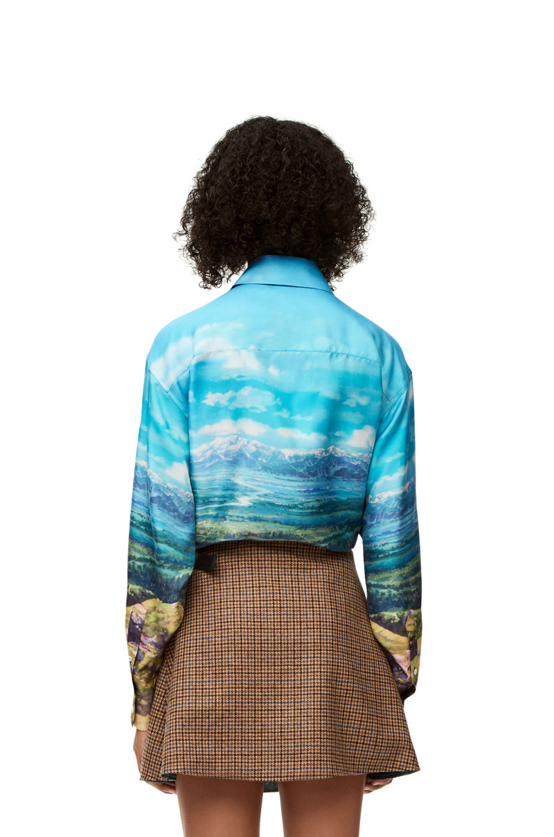 Calcifer shirt in silk 4