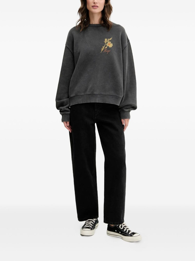 HUGO flowers-print sweatshirt outlook